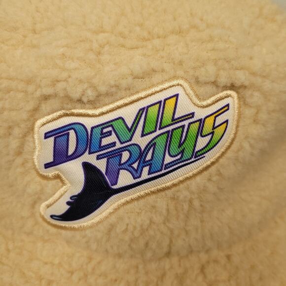 Tampa Bay Devil Rays MLB Sherpa Bucket Hat SGA T Pain Concert Cream EUC - Picture 6 of 15